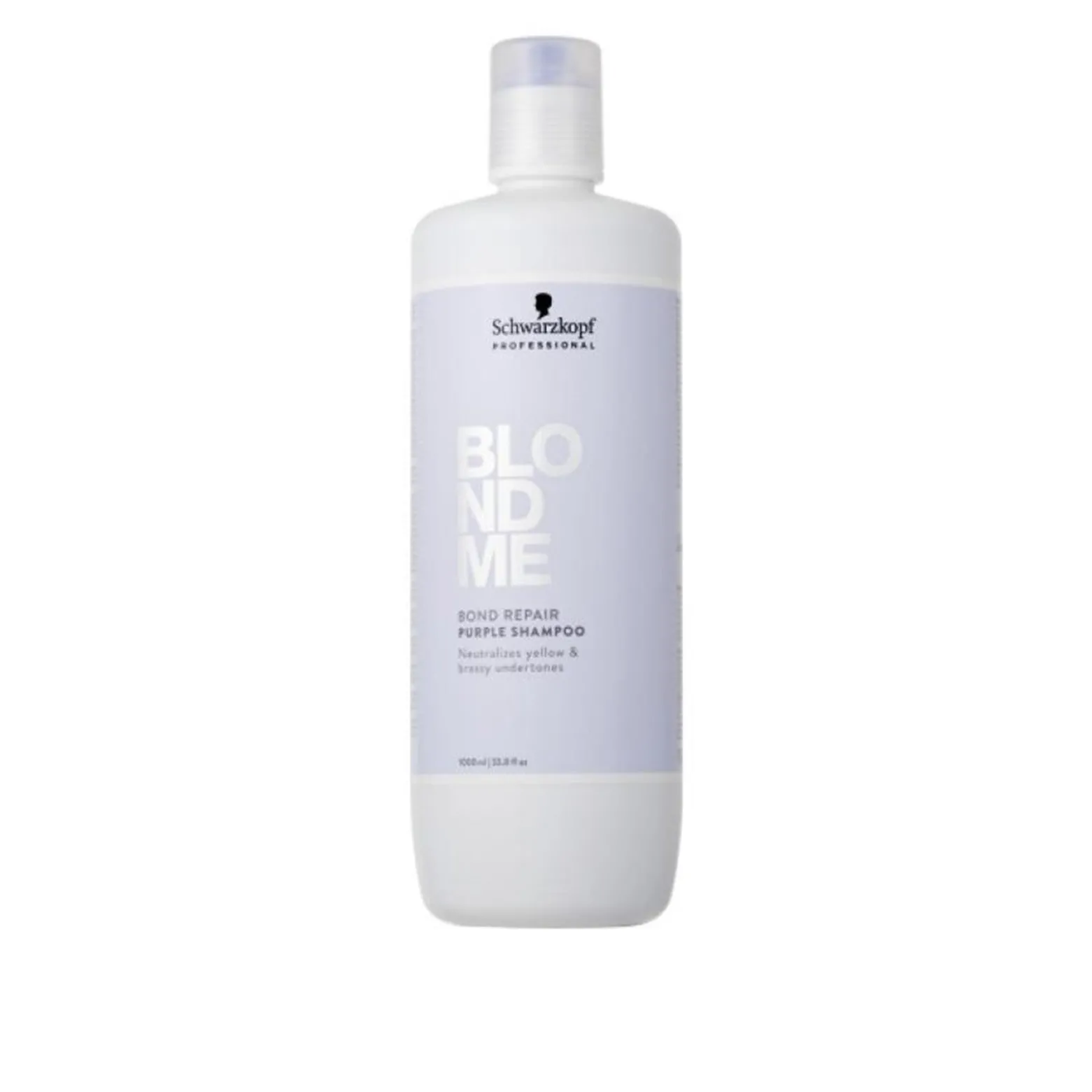 Schwarzkopf BLONDME Bond Repair Purple Shampoo 1L (33.8floz)