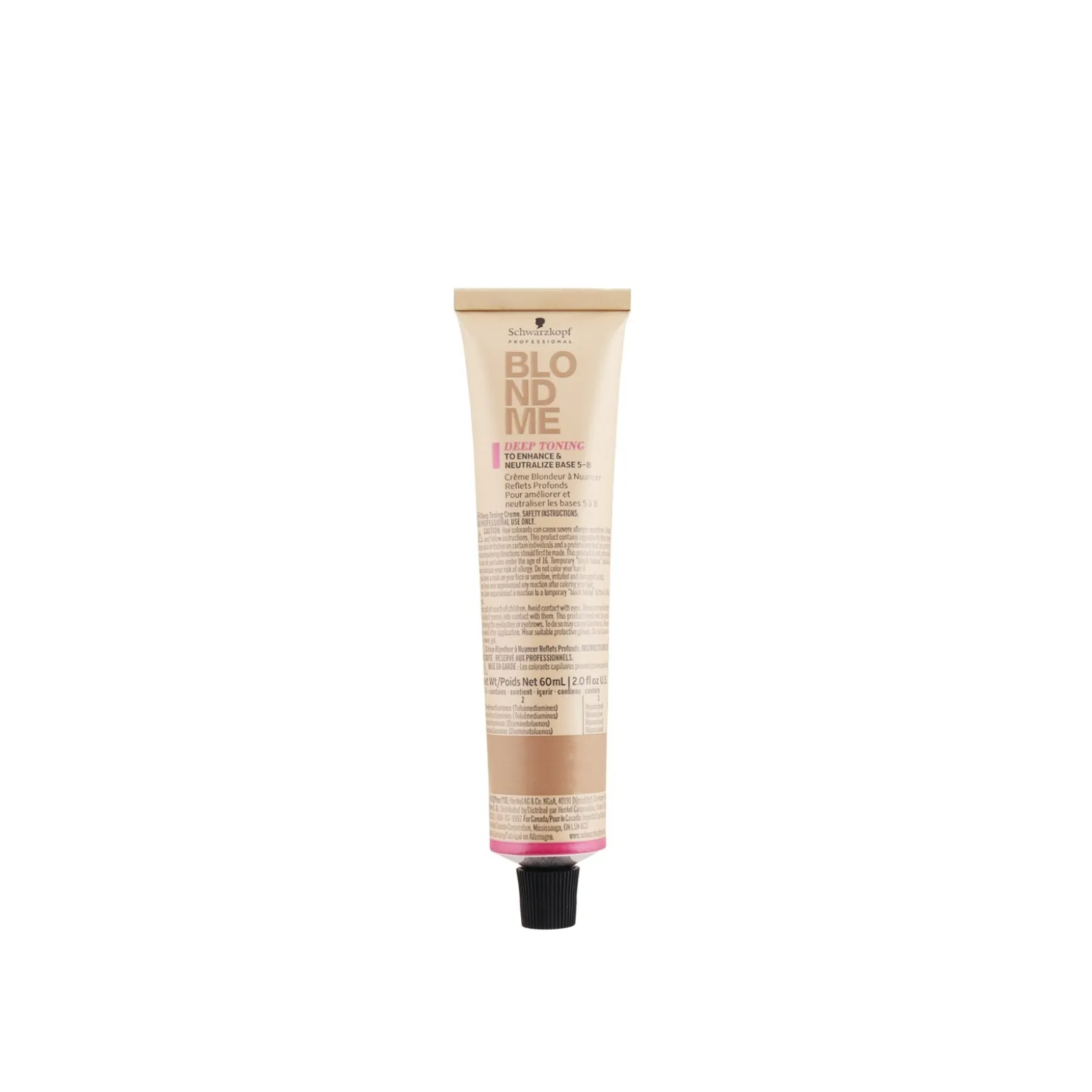 Schwarzkopf BLONDME Deep Toning Creme DT-Nougat 60ml (2.0 fl oz)
