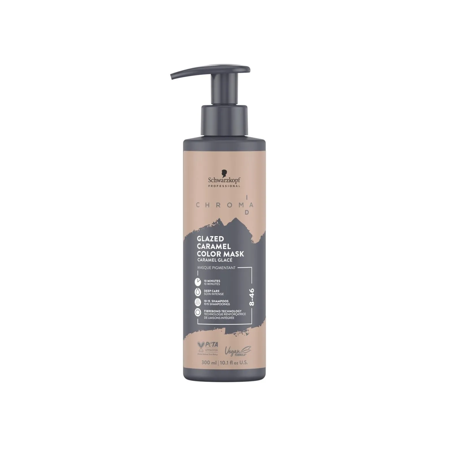 Schwarzkopf Chroma ID Bonding Color Mask 8-46 Glazed Caramel 300ml (10.1floz)