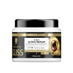 Schwarzkopf Gliss 4-In-1 Ultra Repair Bond-Building Hair Mask 400ml (13.52floz)