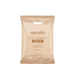 Sensilis Self-Tanning Face Towelettes Gold x6