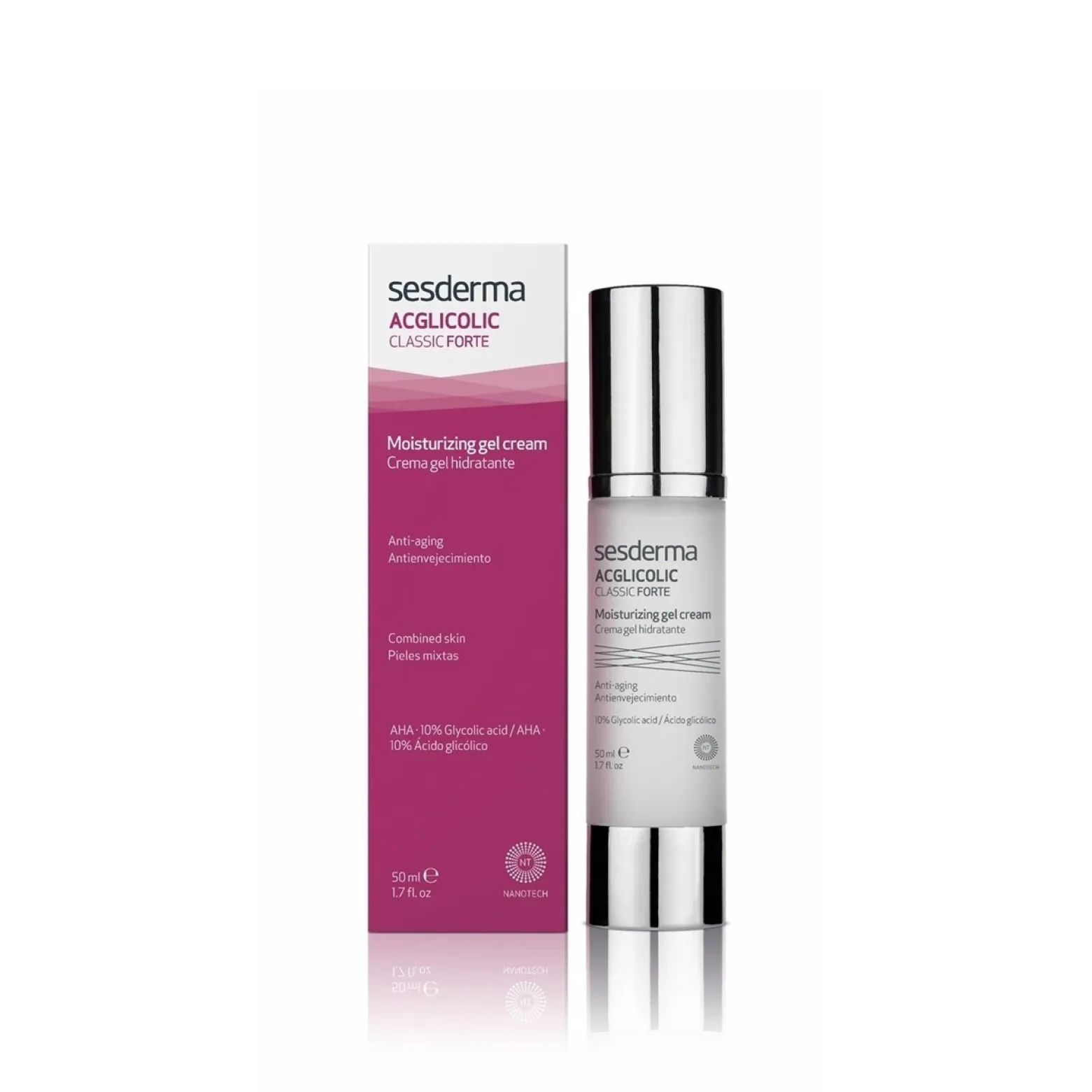 Sesderma Acglicolic Classic Forte Moisturizing Gel-Cream Glycolic Acid 50ml (1.69fl oz)
