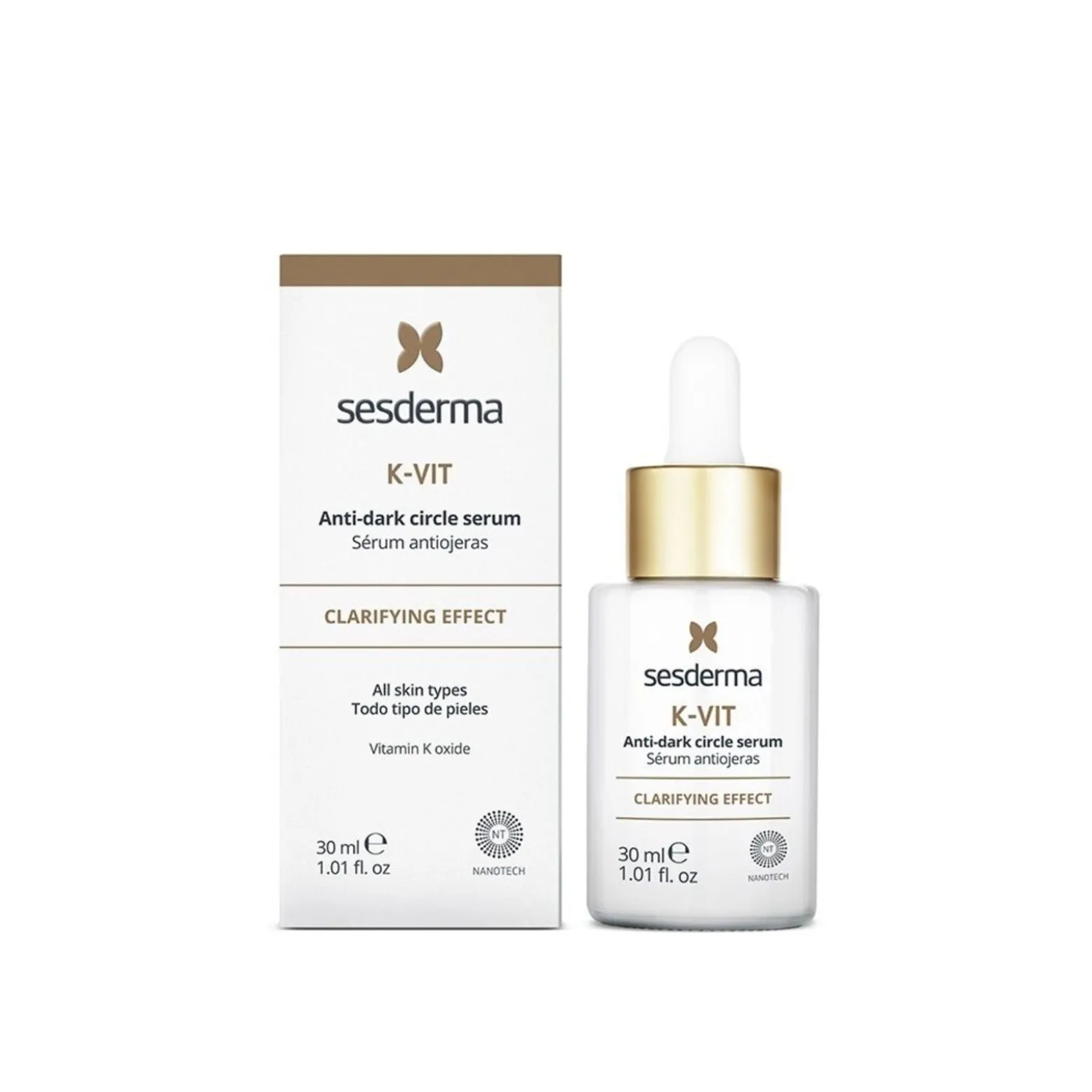 Sesderma K-Vit Clarifying Effect Anti-Dark Circles Serum 30ml (1.01fl oz)