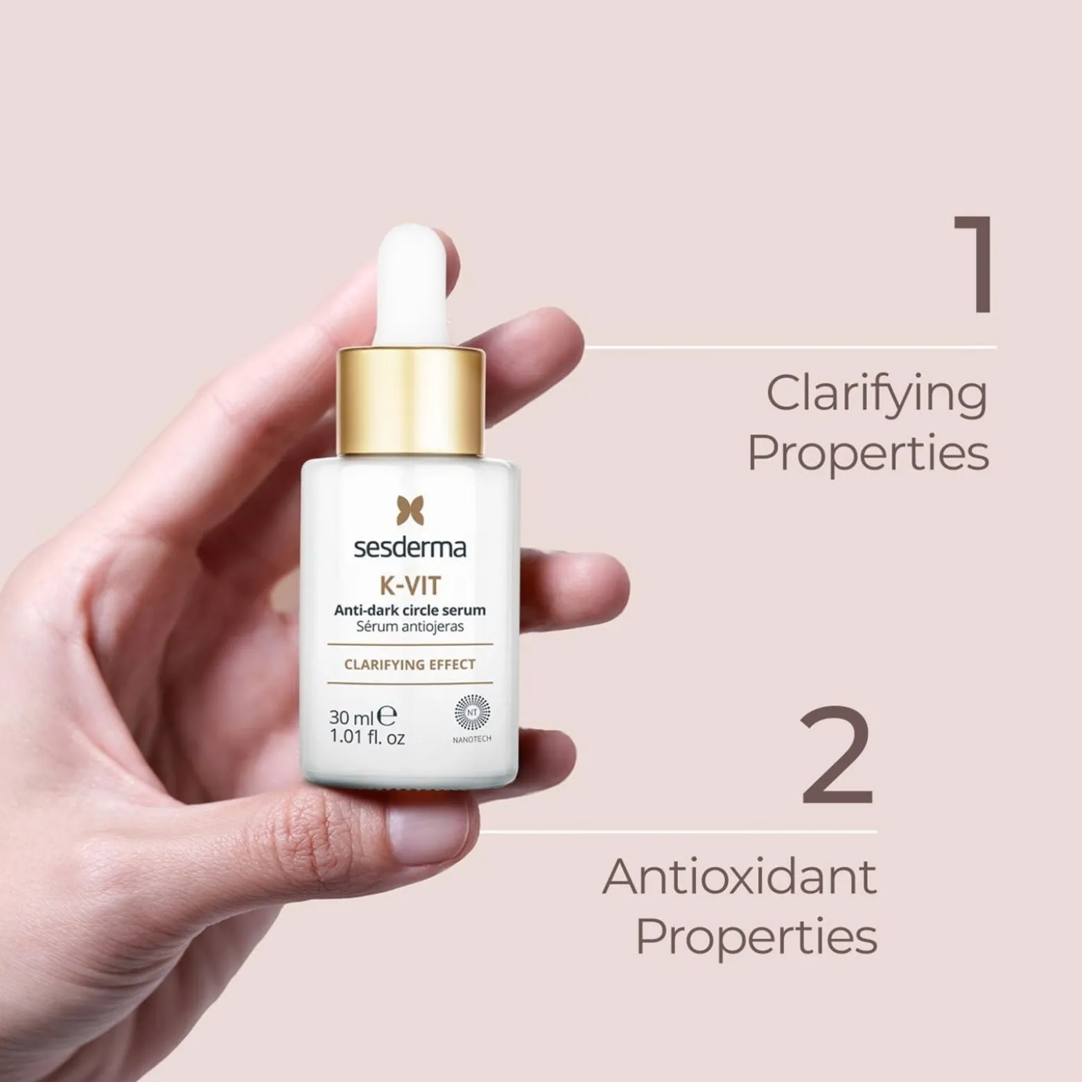 Sesderma K-Vit Clarifying Effect Anti-Dark Circles Serum 30ml (1.01fl oz)