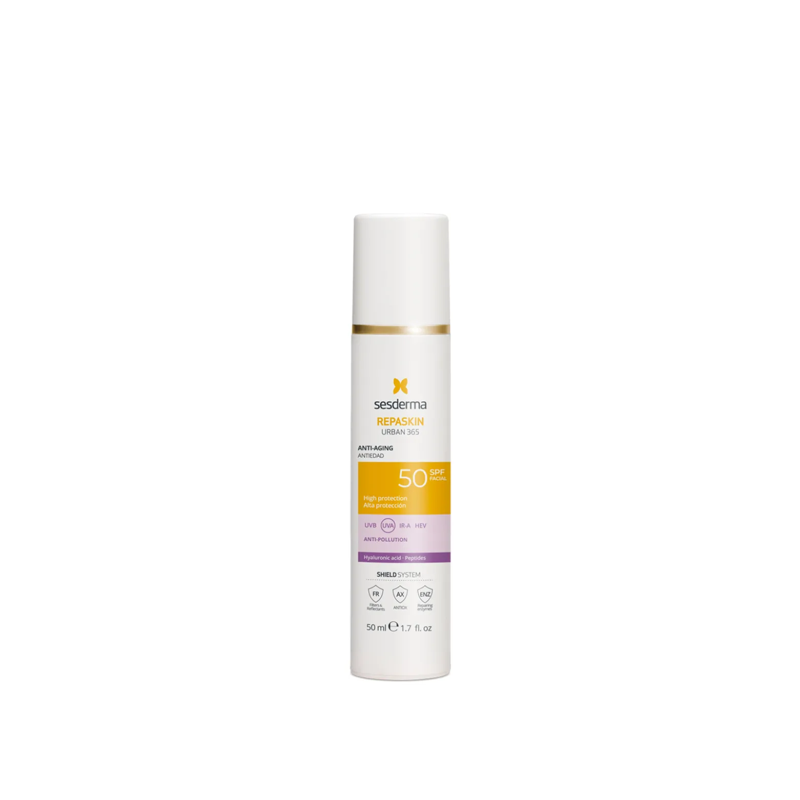 Sesderma Repaskin Urban 365 Anti-Aging Facial Sunscreen SPF50 50ml (1.7floz)