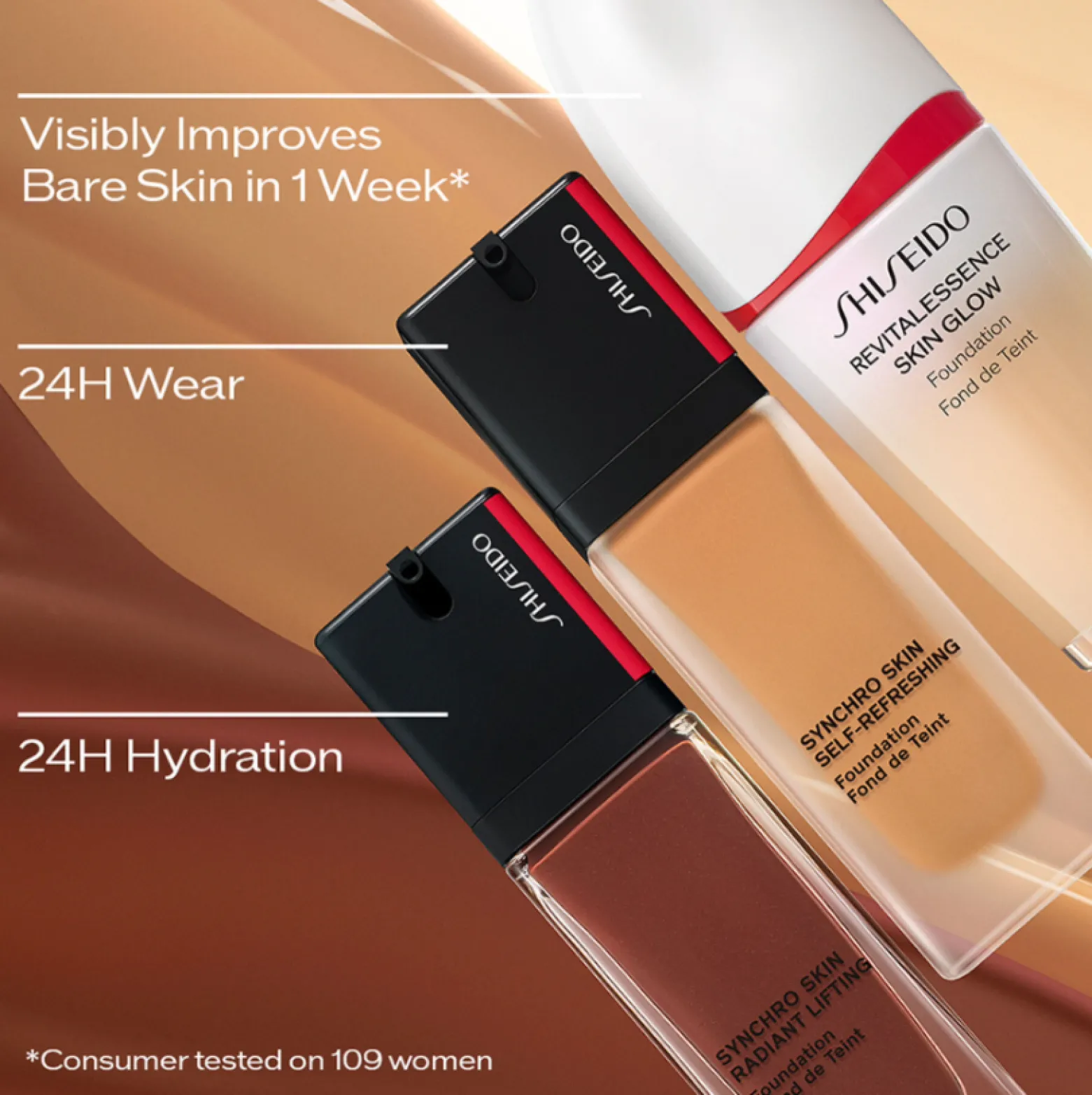 Shiseido Revitalessence Skin Glow Foundation SPF30 260 Cashmere 30ml (1floz)