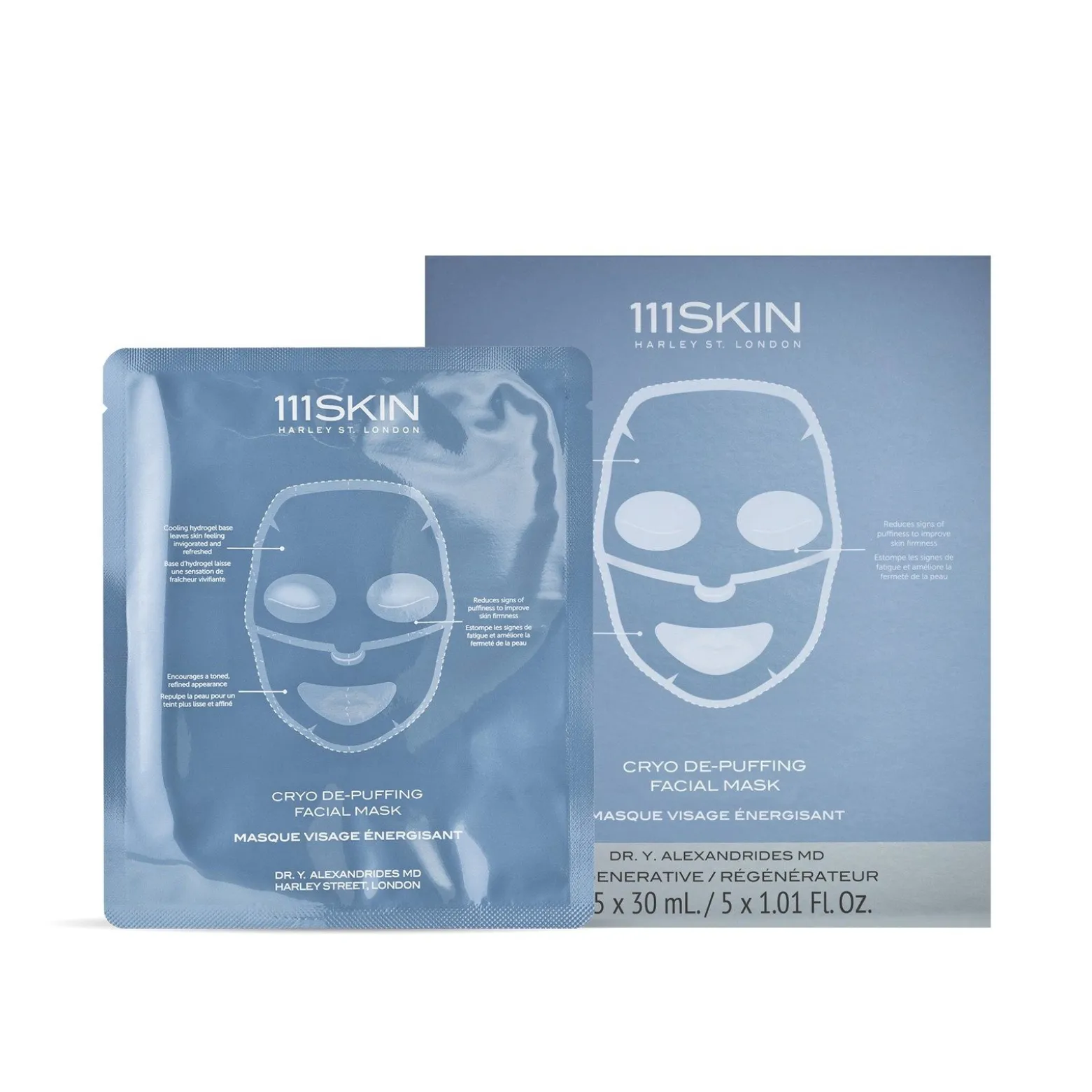111SKIN Cryo De-Puffing Facial Mask 30ml x5 (1.01floz x5)