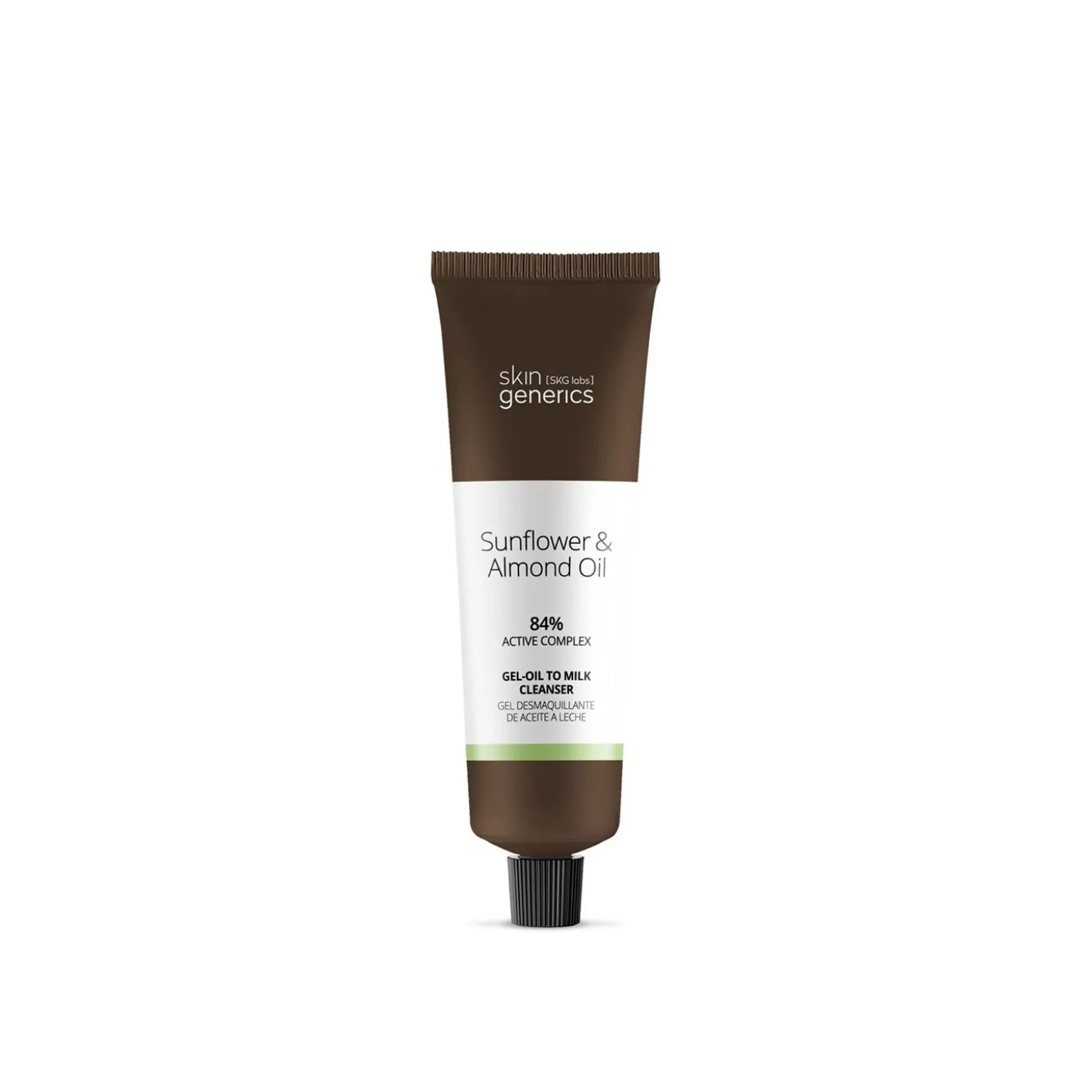 Skin Generics Gel-Oil to Milk Cleanser Sunflower + Almond Oil 100ml (3.33 fl oz)