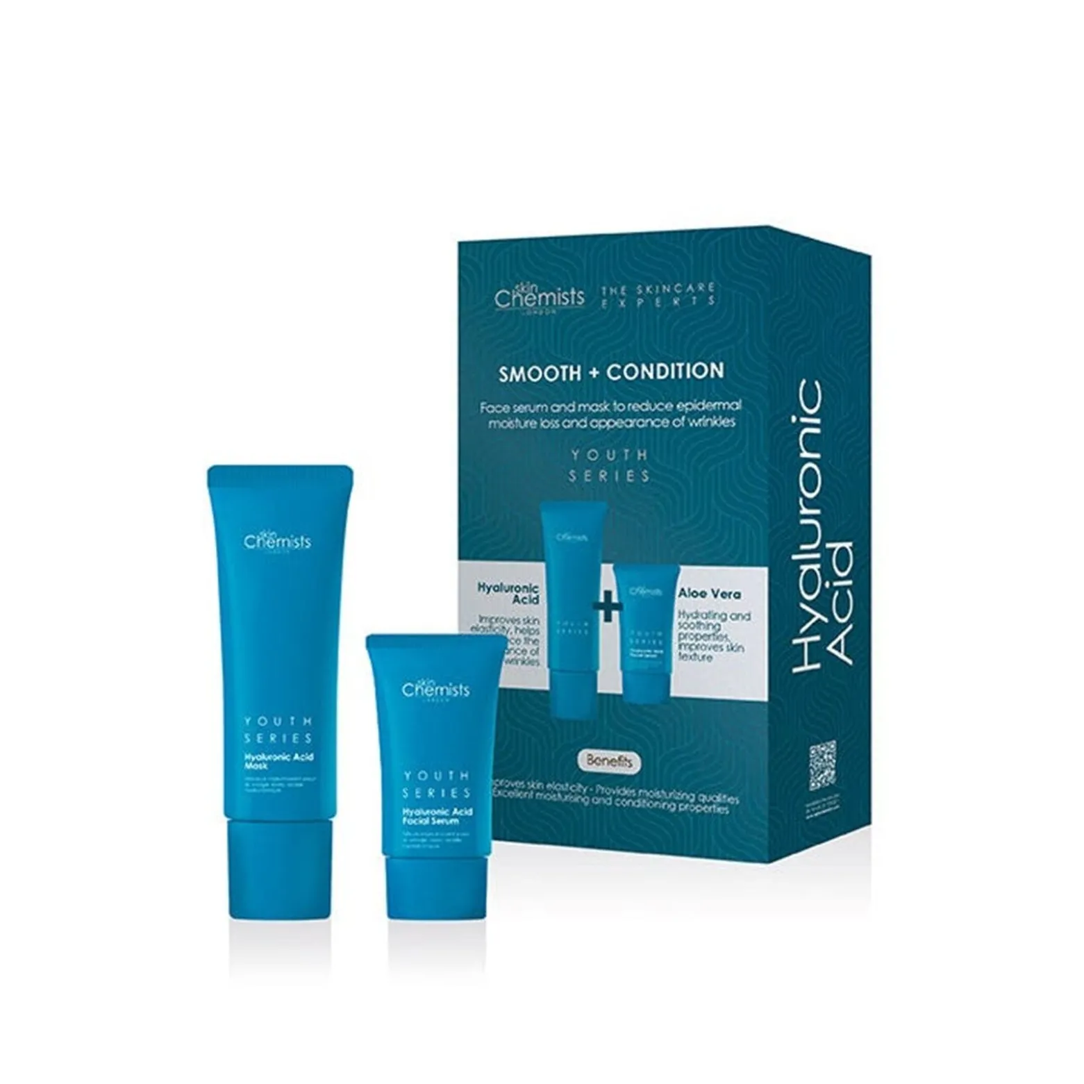 skinChemists Youth Series Hyaluronic Acid Smooth + Condition Set