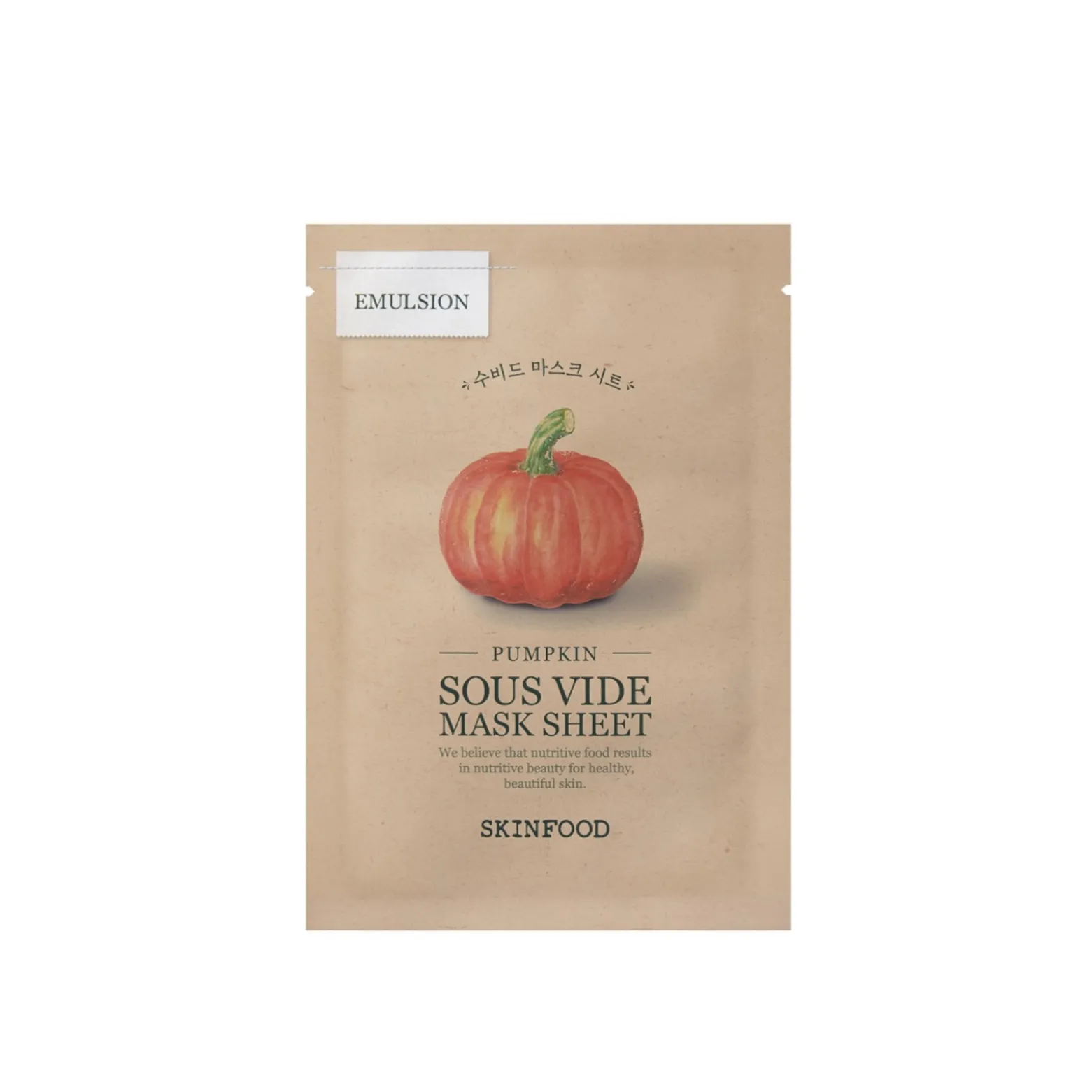 SKINFOOD Pumpkin Sous Vide Mask Sheet 20g (070 fl oz)