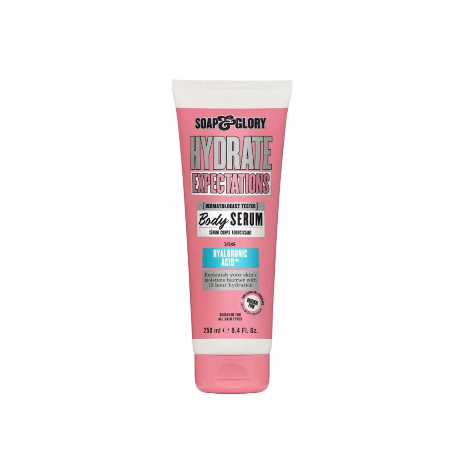 Soap & Glory Hydrate Expectations Hyaluronic Acid Body Serum 250ml (8.4floz)