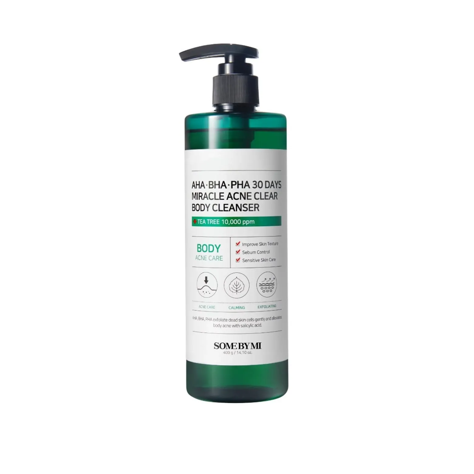 Some By Mi AHA-BHA-PHA 30 Days Miracle Acne Clear Body Cleanser 400g (14.10oz)