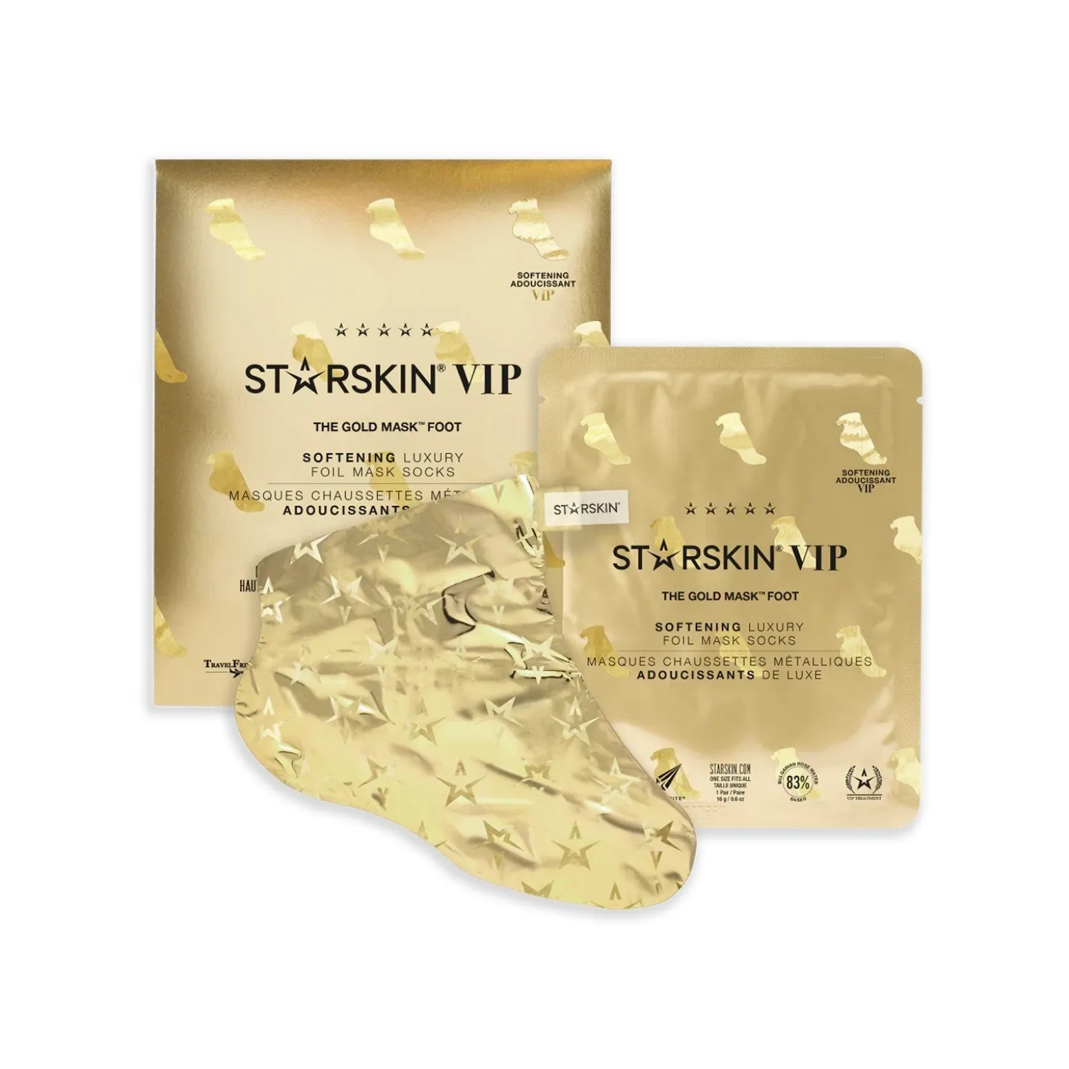 STARSKIN VIP The Gold Mask™ Foot x1 Pair (0.6oz)