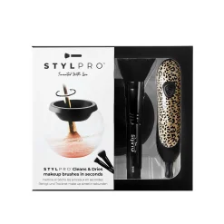 STYLPRO Makeup Brush Cleaner Gift Set Cheetah