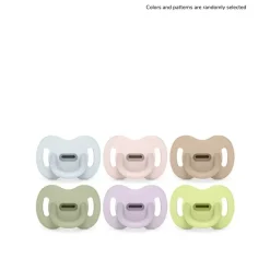 Suavinex Selection Smoothie SX Pro Physiological Silicone Soother 0-6m Soft Colors x1