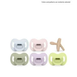 Suavinex Selection Smoothie SX Pro Physiological Silicone Soother 0-6m Soft Colors x1