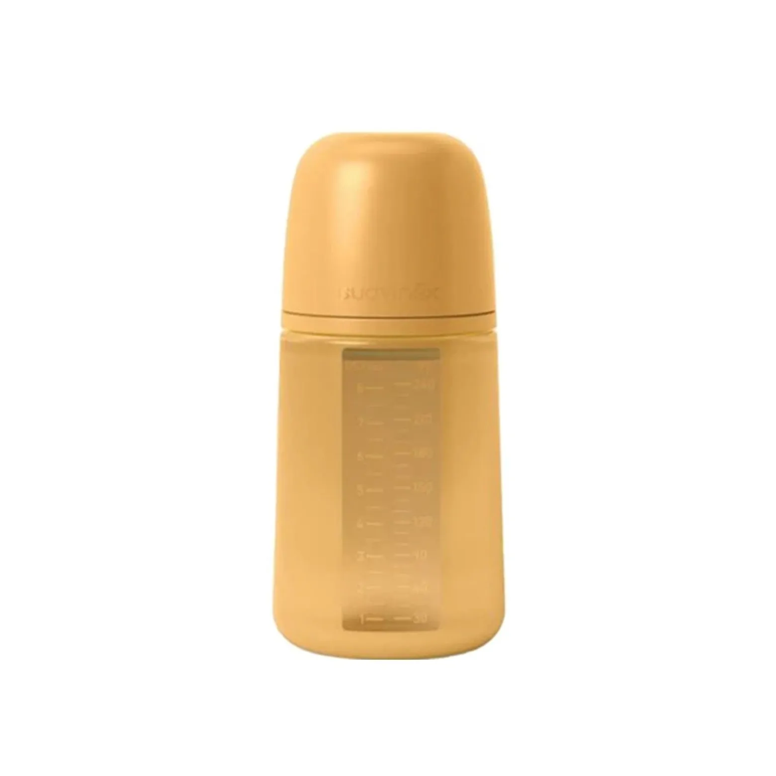 Suavinex Selection SX Pro Anti-Colic Silicone Bottle Medium Flow +3m Yellow 240ml (8.11floz)