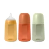 Suavinex Selection SX Pro Anti-Colic Silicone Bottle Medium Flow +3m Intense Colors 240ml x1 (8.11 fl oz)