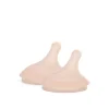 Suavinex Zero Zero Anti-Colic Flow L Silicone Nipple +6m Medium x2