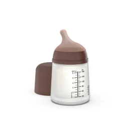 Suavinex Zero Zero Anti-Colic Plastic Bottle Flow A +0m Deep 180ml (6floz)
