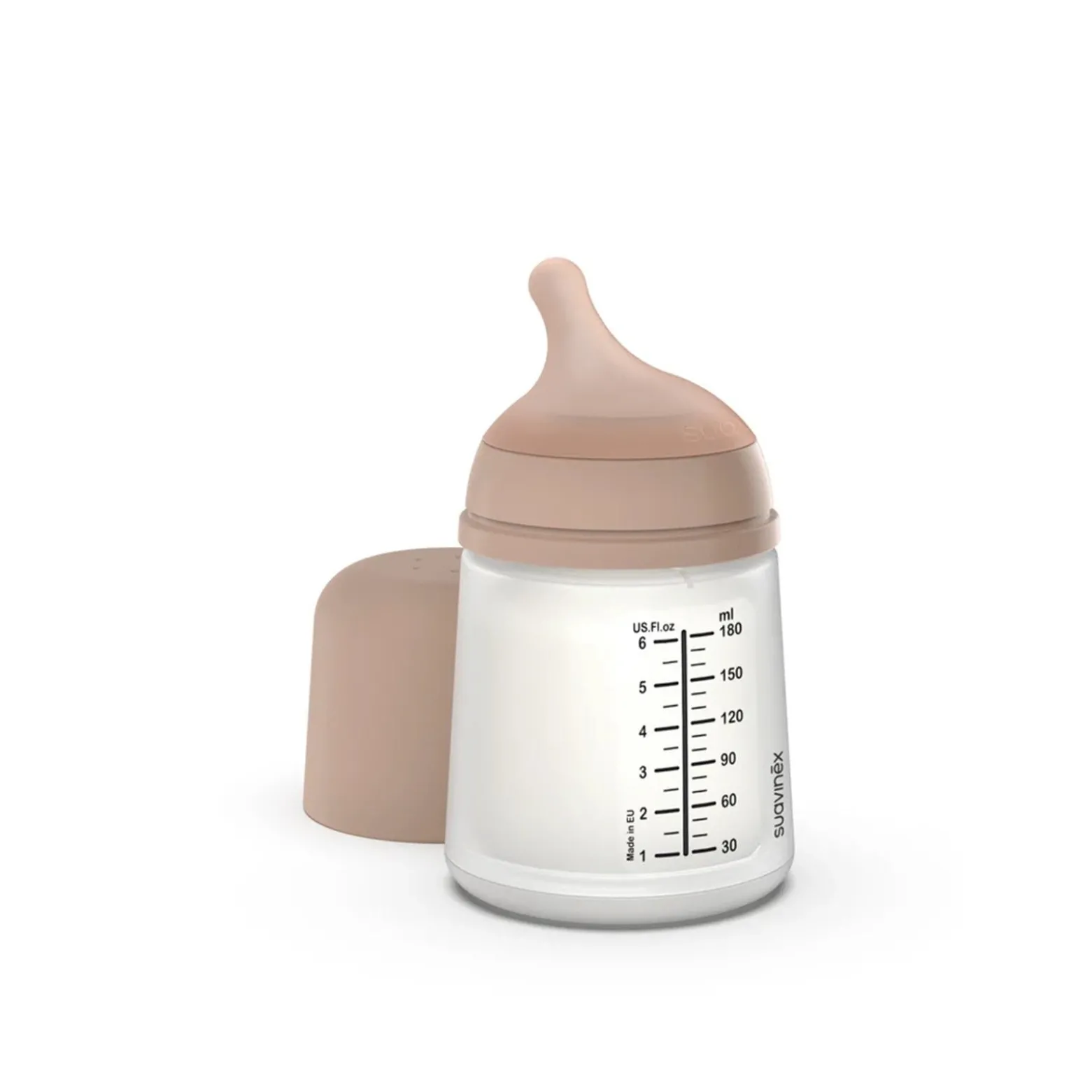 Suavinex Zero Zero Anti-Colic Plastic Bottle Flow A +0m Medium 180ml (6floz)
