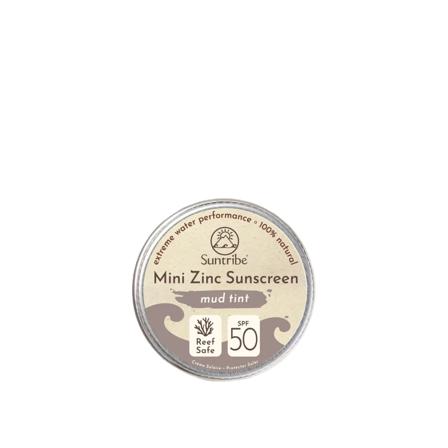 Suntribe Mini Zinc Sunscreen SPF50 Mud Tint 15g (0.52oz)