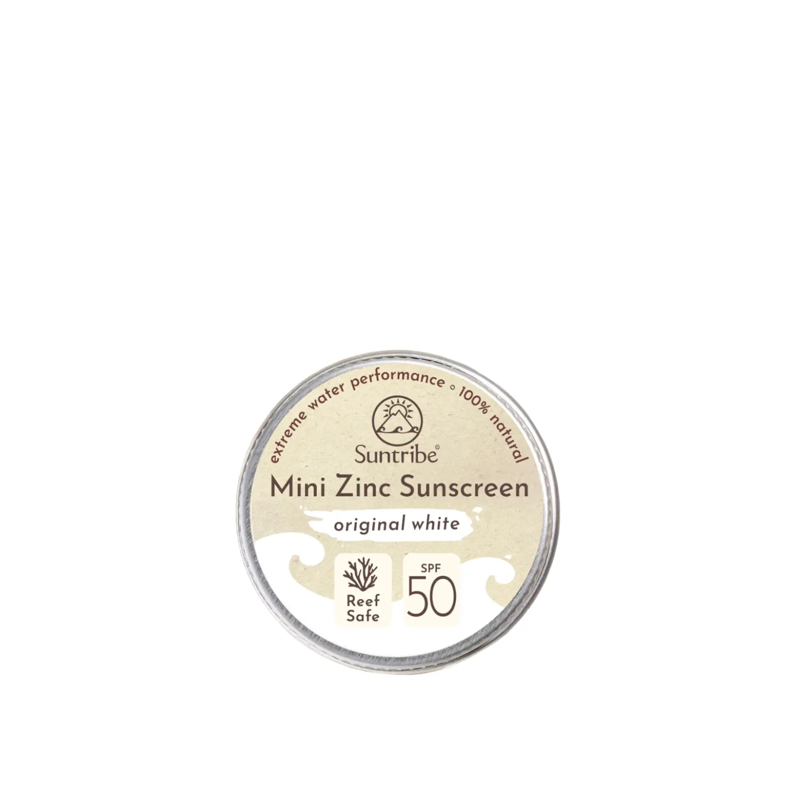 Suntribe Mini Zinc Sunscreen SPF50 Original White 15g (0.52oz)