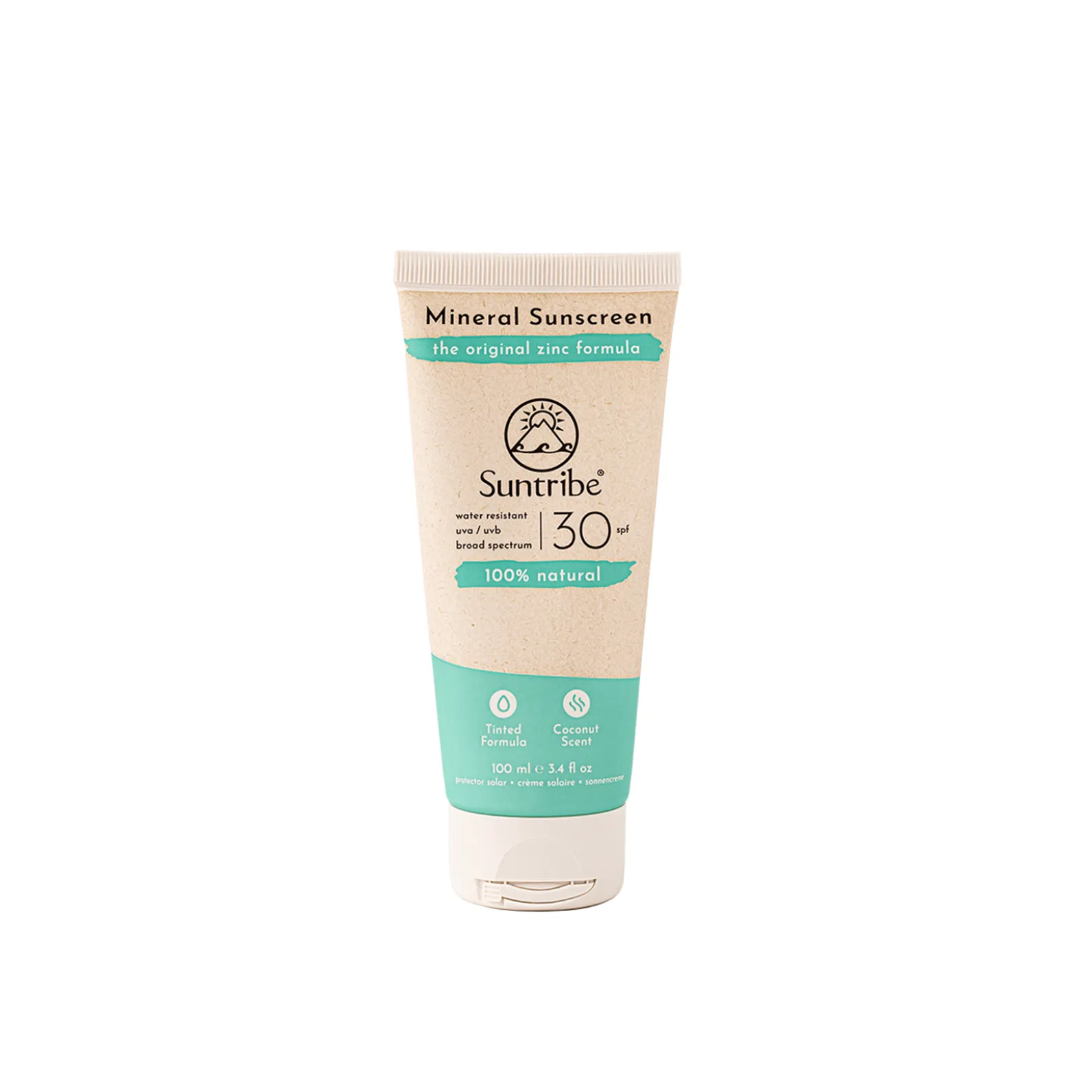 Suntribe Natural Mineral Sunscreen SPF30 100ml (3.4floz)