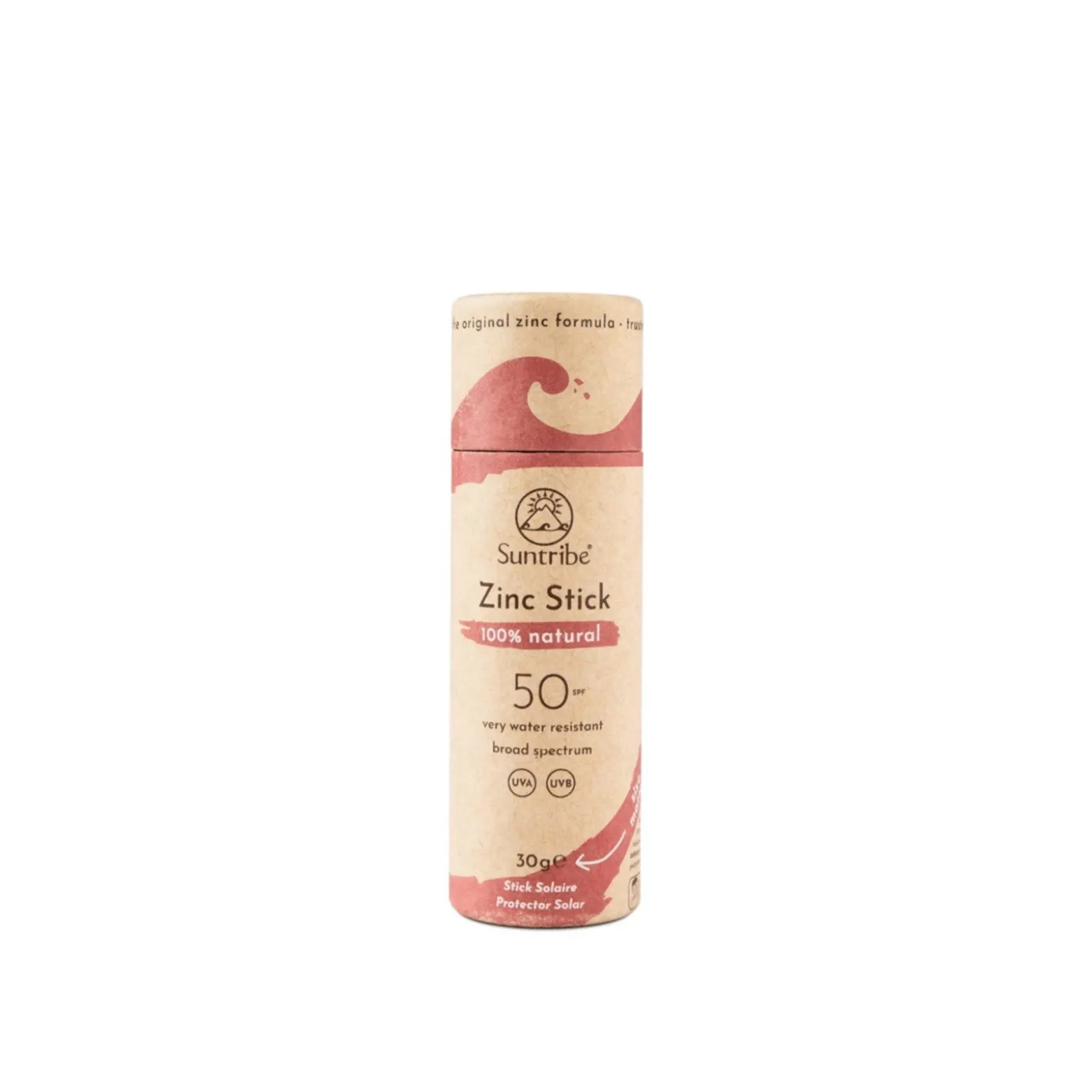 Suntribe Zinc Sun Stick SPF50 Pretty Pink 30g (1.05oz)