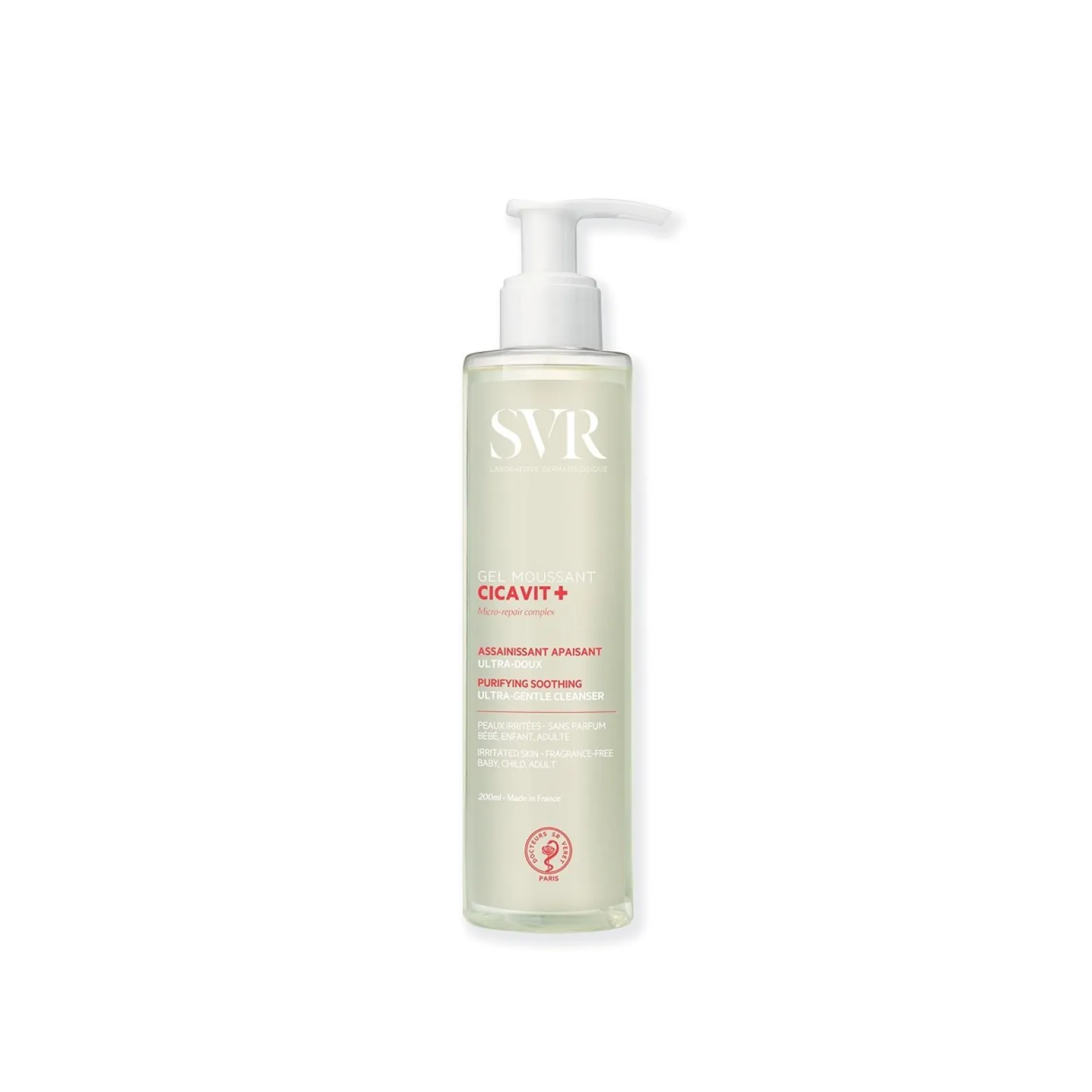 SVR Cicavit+ Foaming Gel Ultra-Gentle Cleanser 200ml (6.76fl oz)