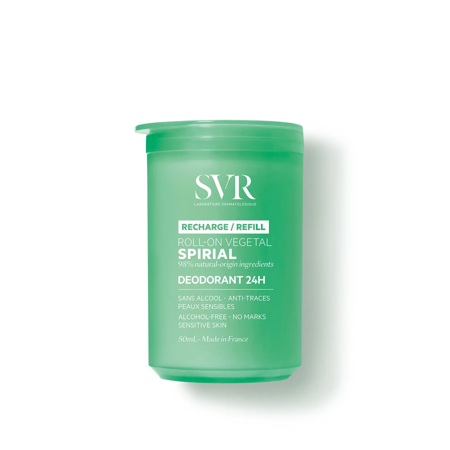 SVR Spirial 24h Vegetal Deodorant Roll-On Refill 50ml (1.69floz)