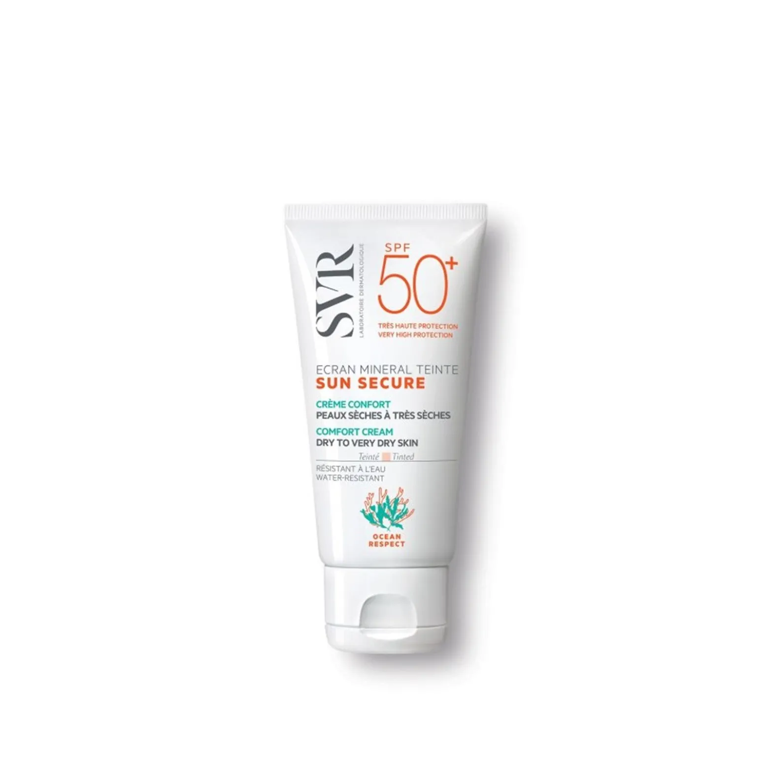 SVR Sun Secure Tinted Mineral Sunscreen Comfort Cream SPF50+ 50ml (1.69fl oz)