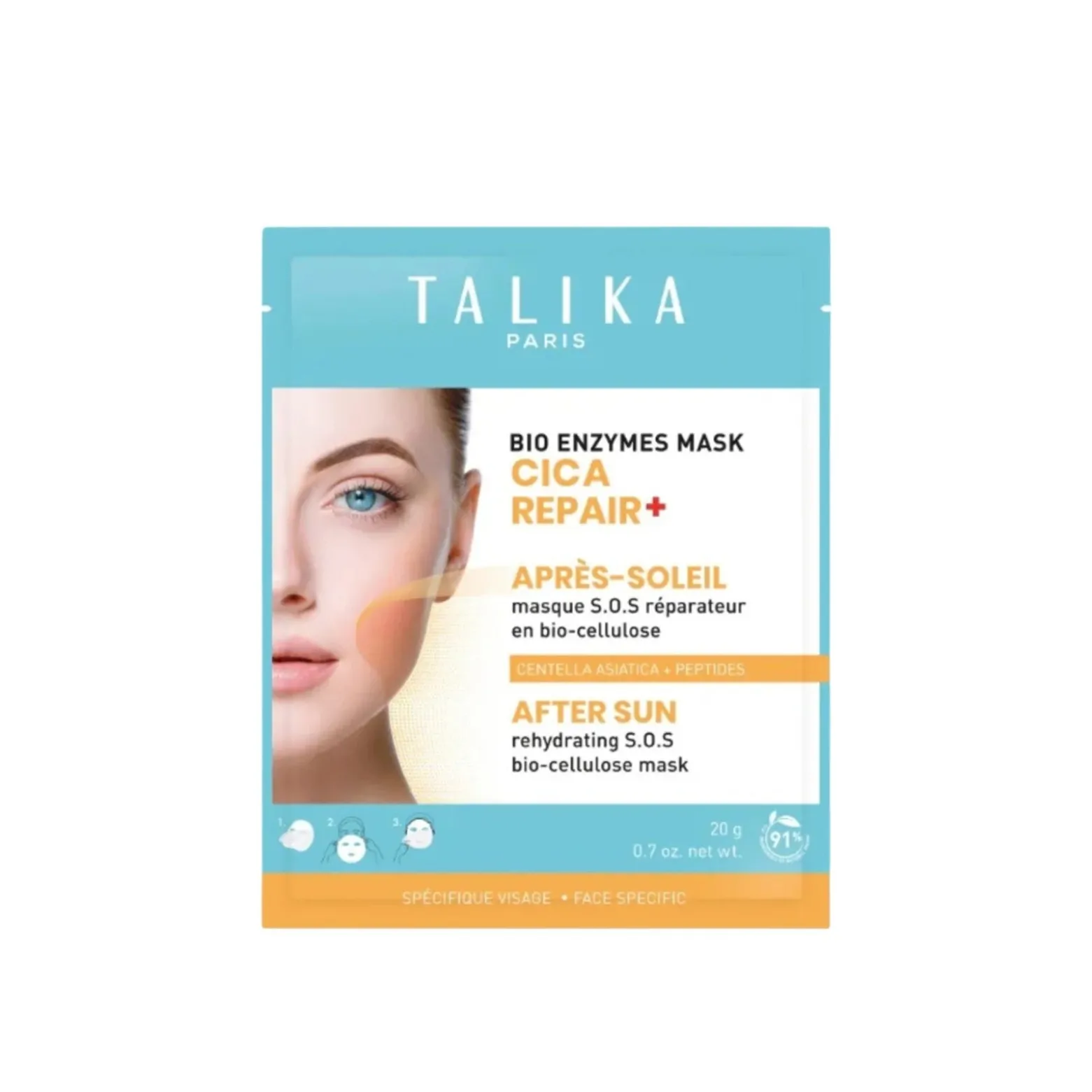 Talika Bio Enzymes Cica Repair+ After Sun Mask 20g (0.7oz)