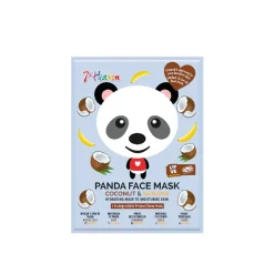 7th Heaven Panda Face Mask Coconut & Banana x1