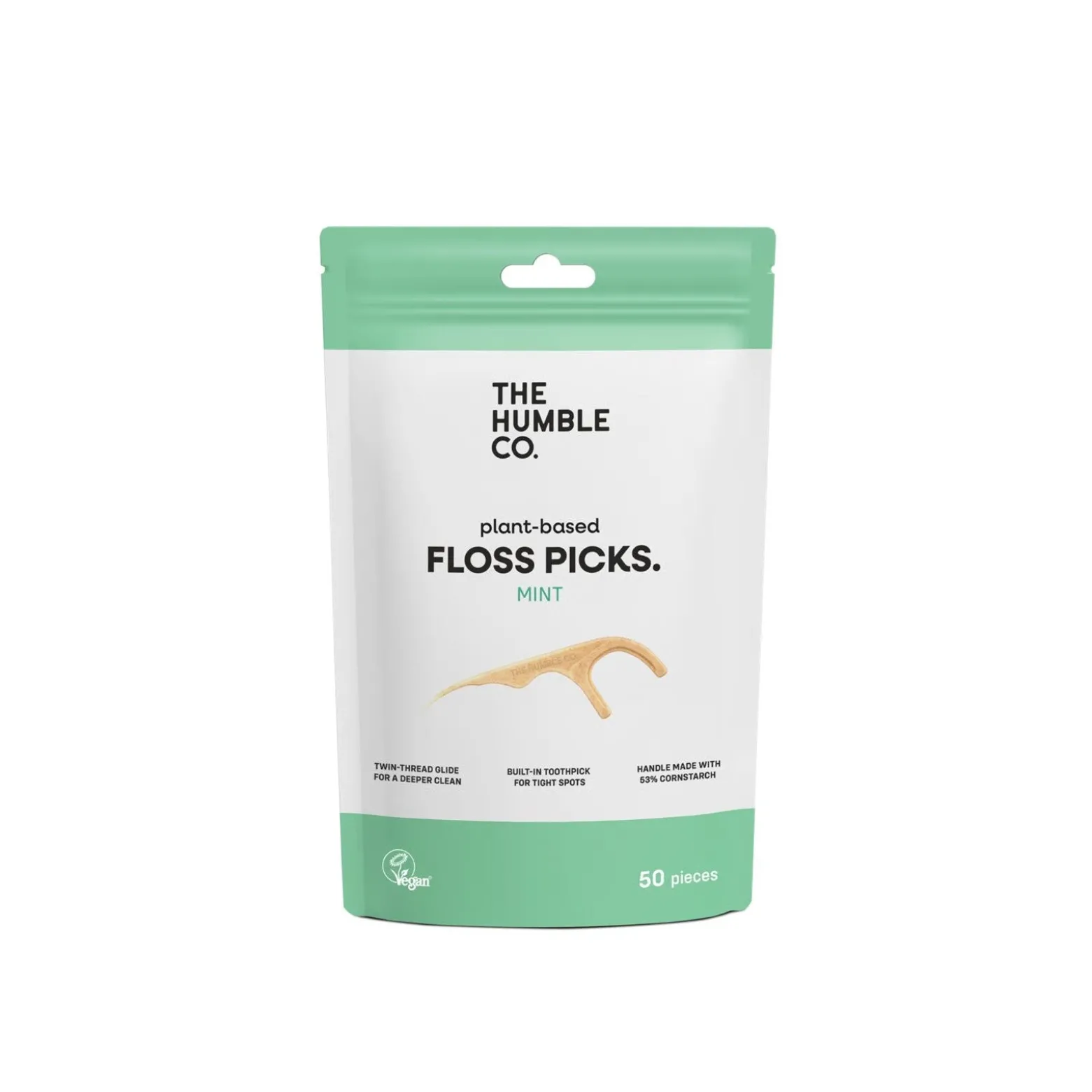 The Humble Co. Floss Picks Mint Flavor x50