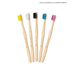 The Humble Co. Humble Brush Bamboo Flat Handle Medium Toothbrush x1