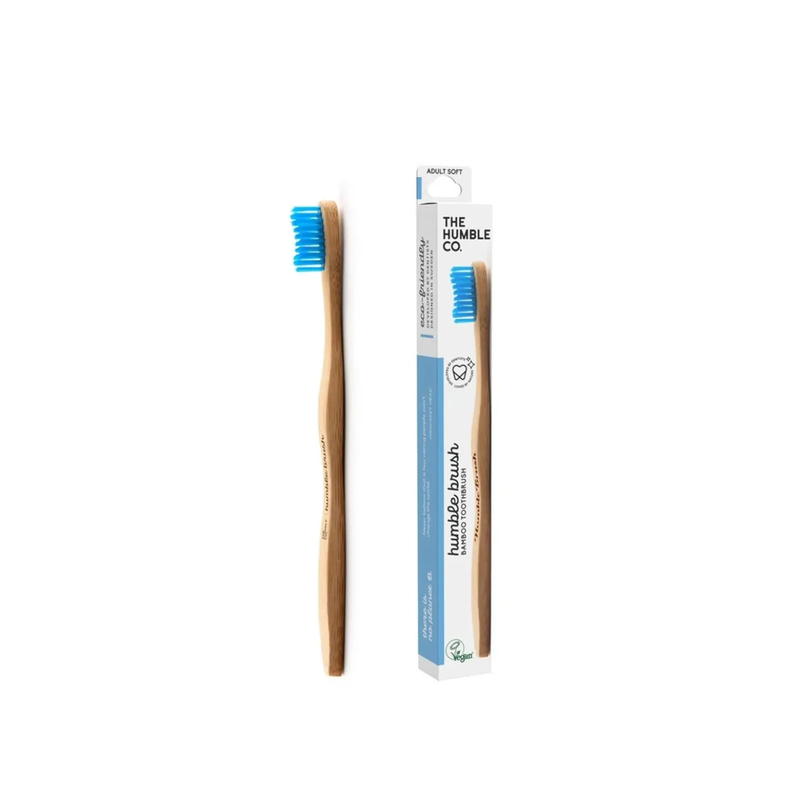 The Humble Co. Humble Brush Bamboo Soft Toothbrush Blue