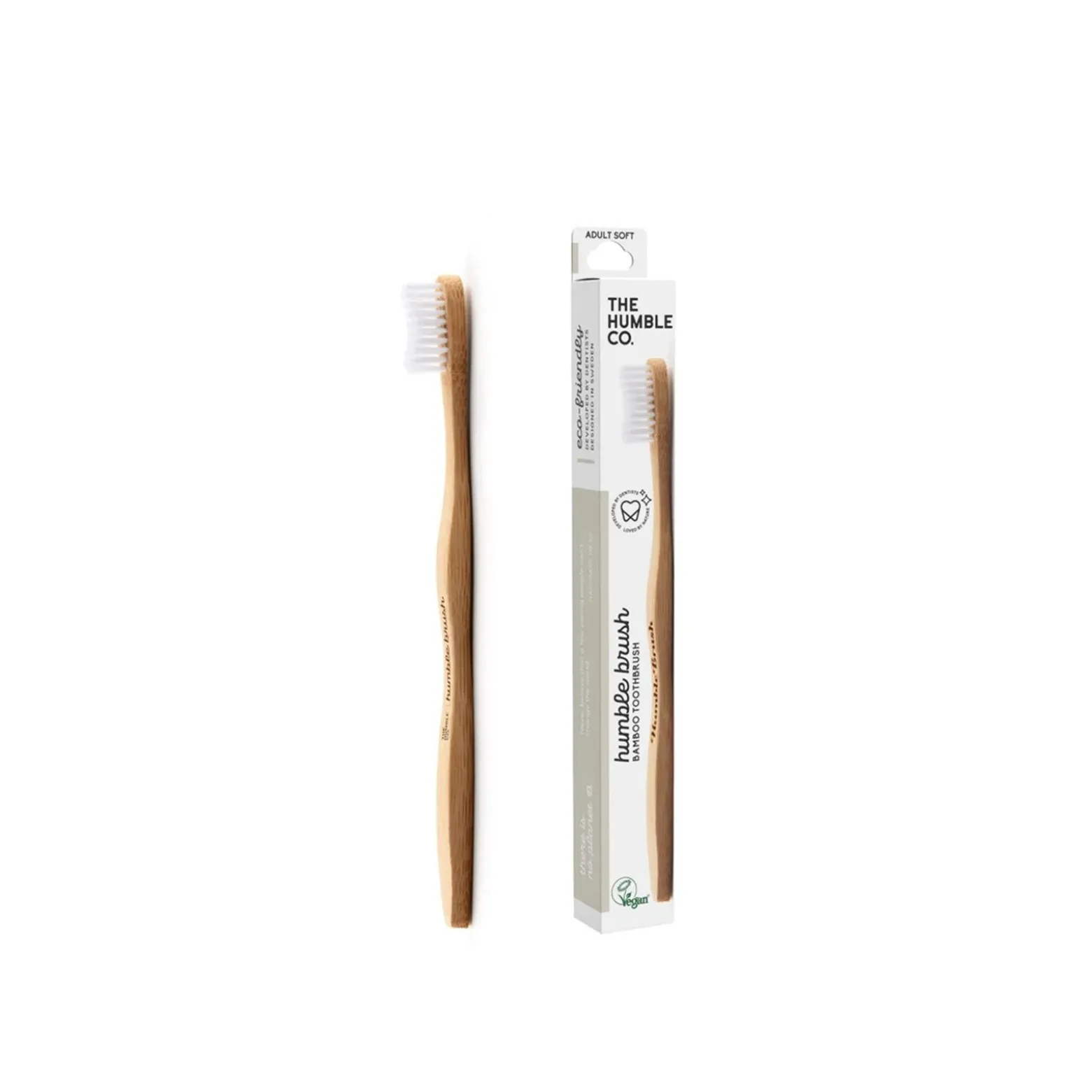 The Humble Co. Humble Brush Bamboo Soft Toothbrush White