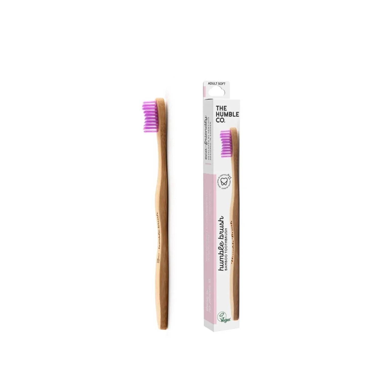 The Humble Co. Humble Brush Bamboo Soft Toothbrush Purple
