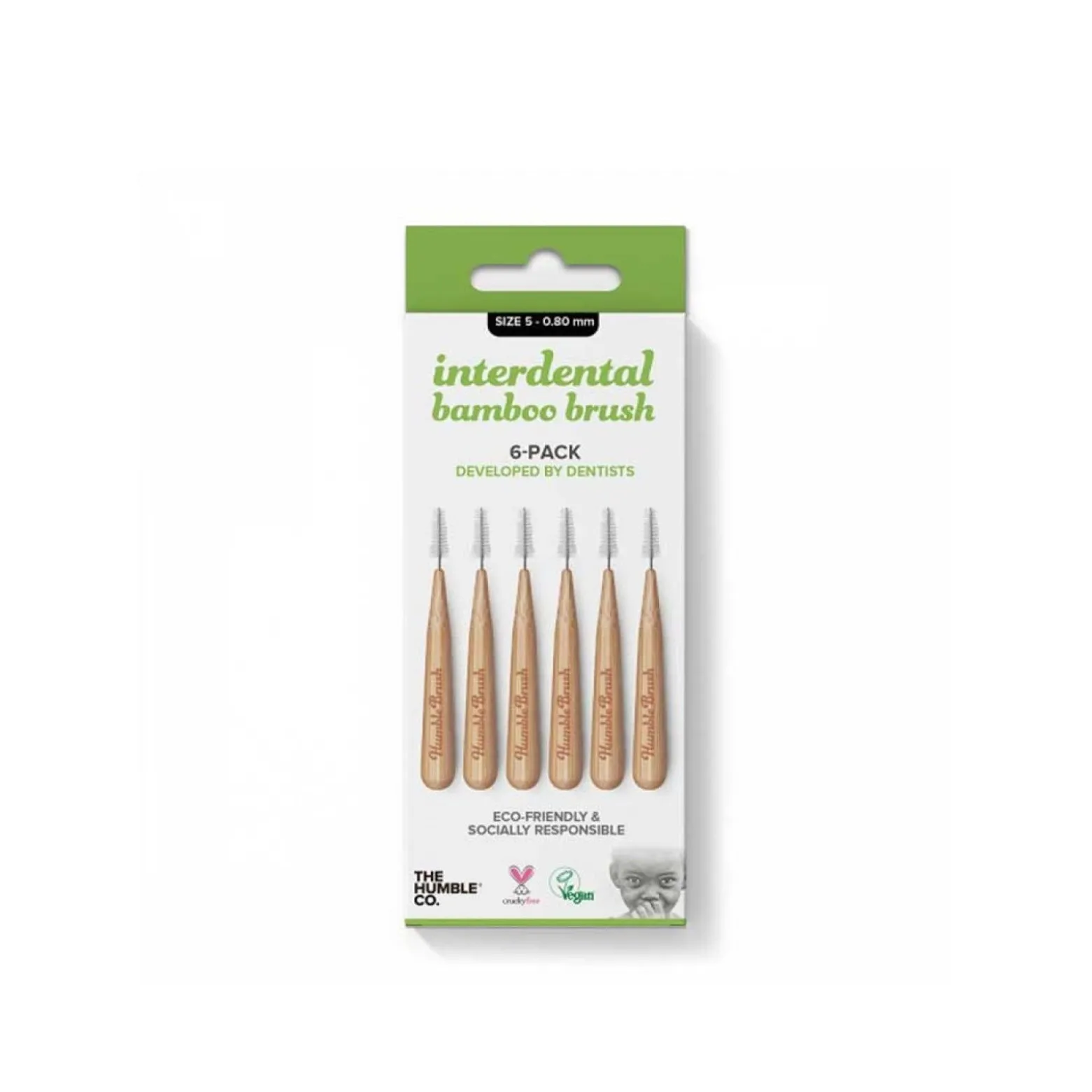 The Humble Co. Interdental Bamboo Brush Size 5 x6