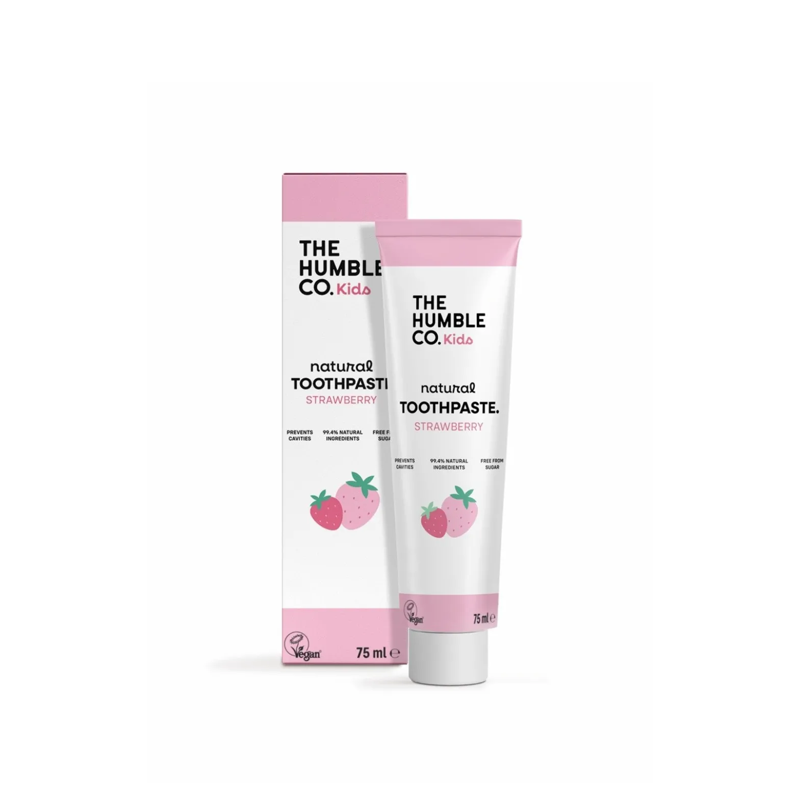The Humble Co. Kids Natural Toothpaste Strawberry 75ml (2.5floz)