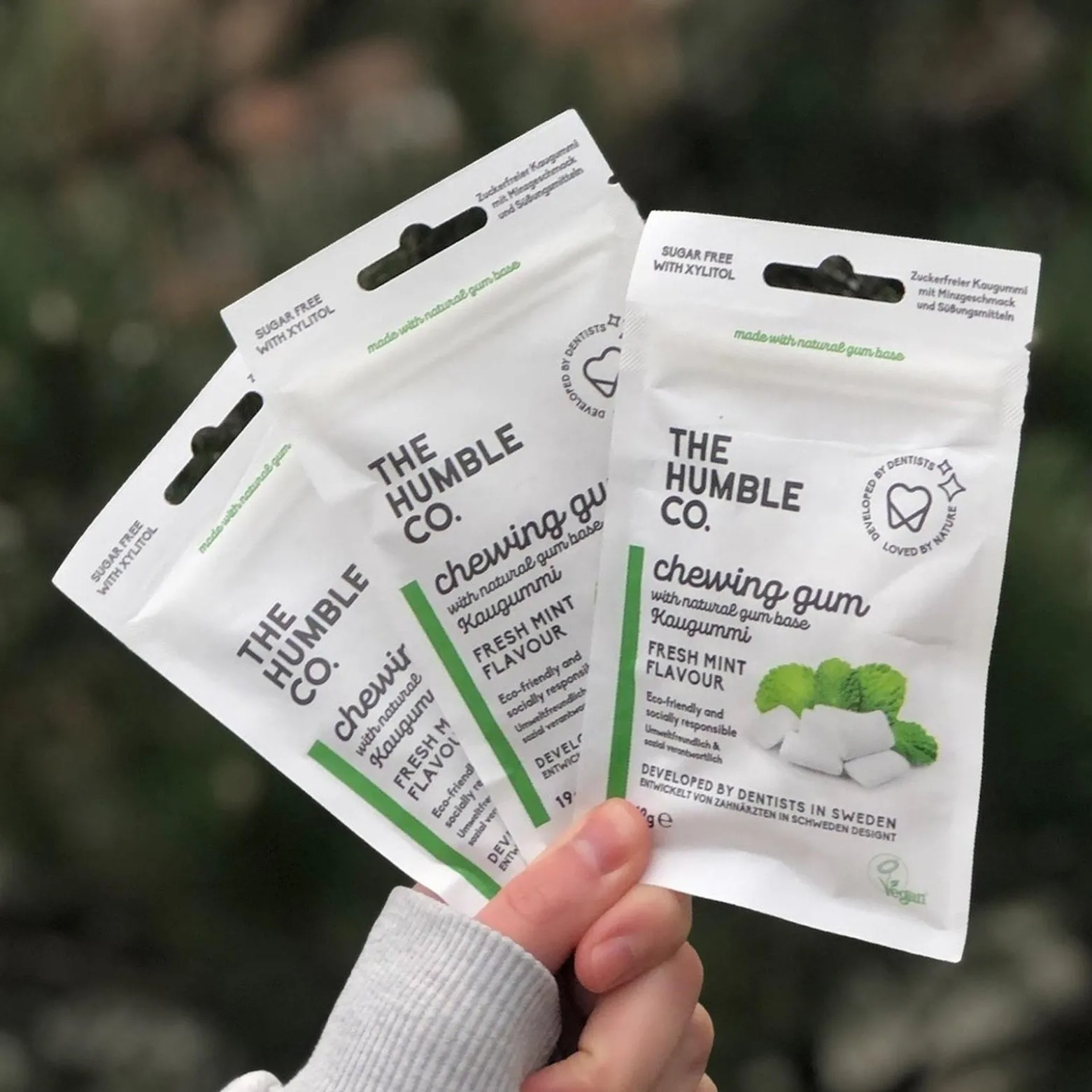 The Humble Co. Natural Chewing Gum Fresh Mint Flavour 19g (0.67)
