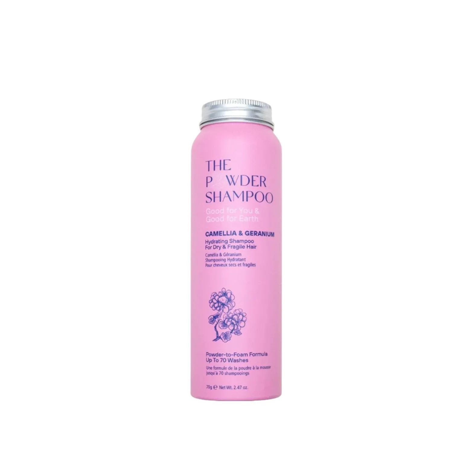 The Powder Shampoo Hydrating Shampoo Camellia & Geranium 70g (2.47oz)