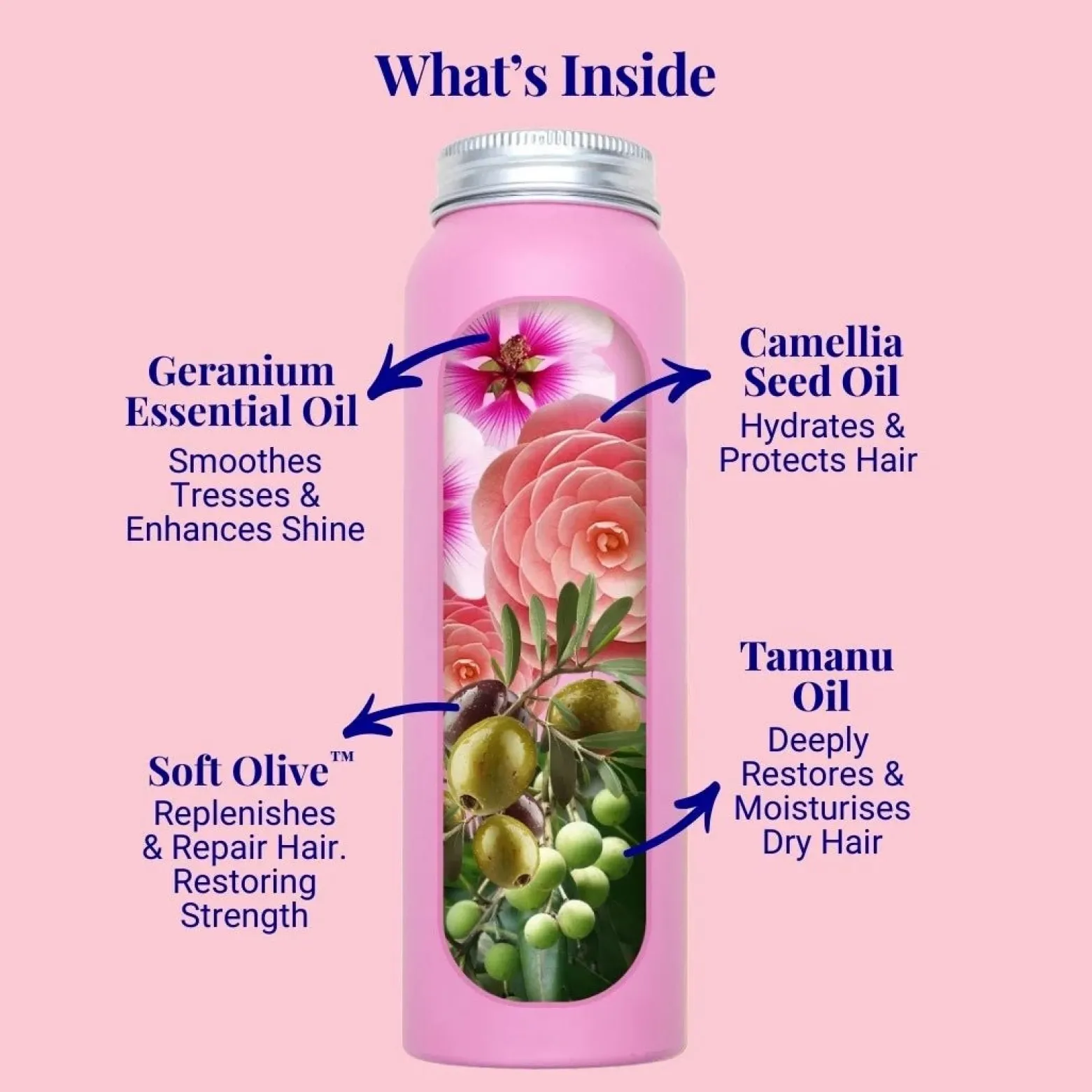 The Powder Shampoo Hydrating Shampoo Camellia & Geranium 70g (2.47oz)