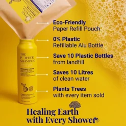 The Powder Shampoo Invigorating Shampoo Bergamot & Thyme 70g (2.47oz)
