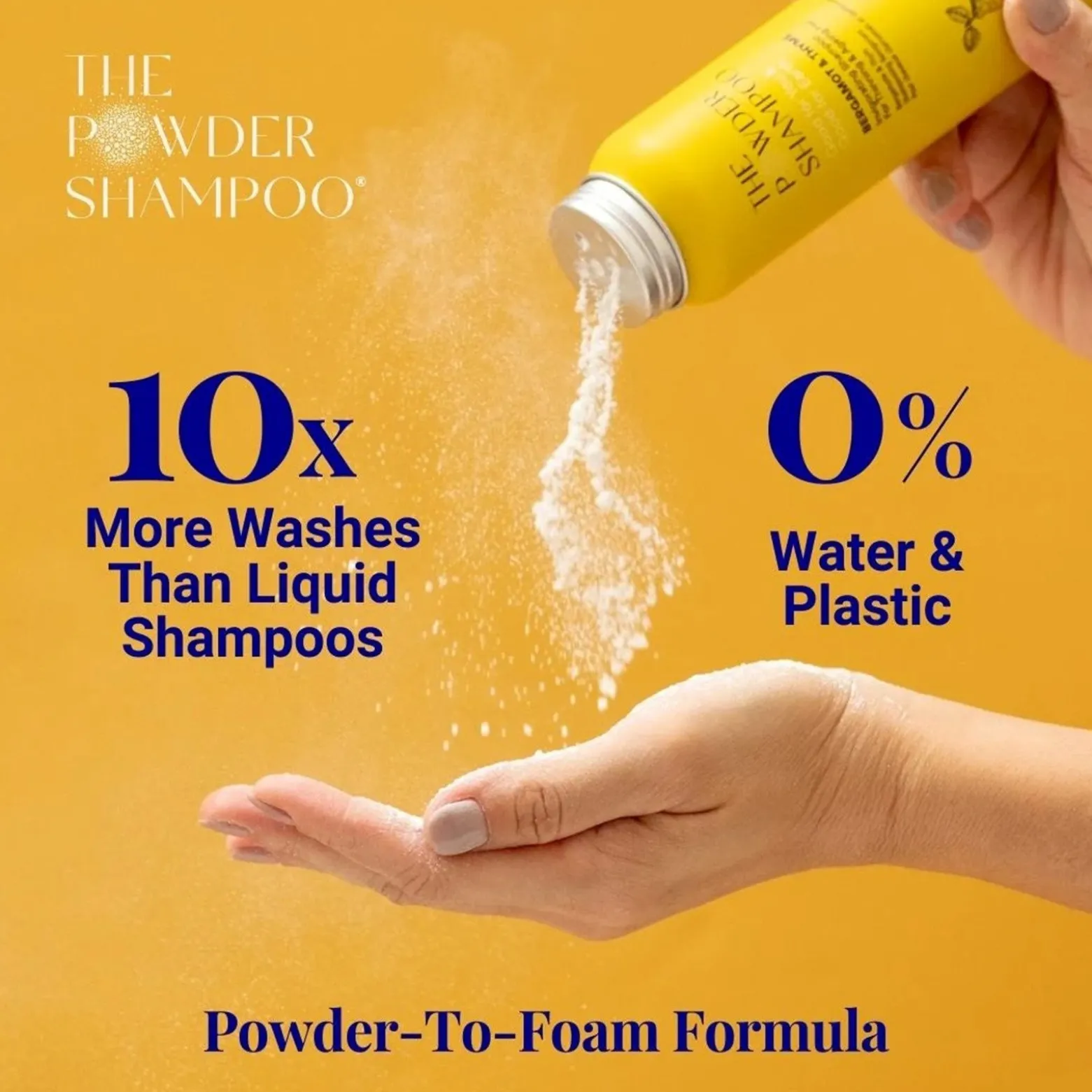 The Powder Shampoo Invigorating Shampoo Bergamot & Thyme 70g (2.47oz)
