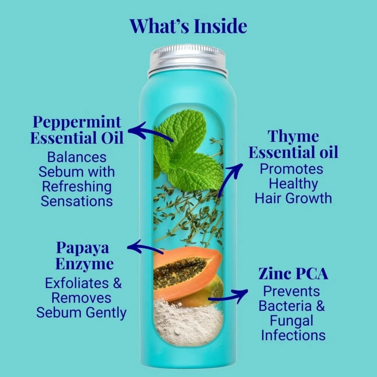 The Powder Shampoo Purifying Shampoo Peppermint & Thyme 20g (0.70oz)