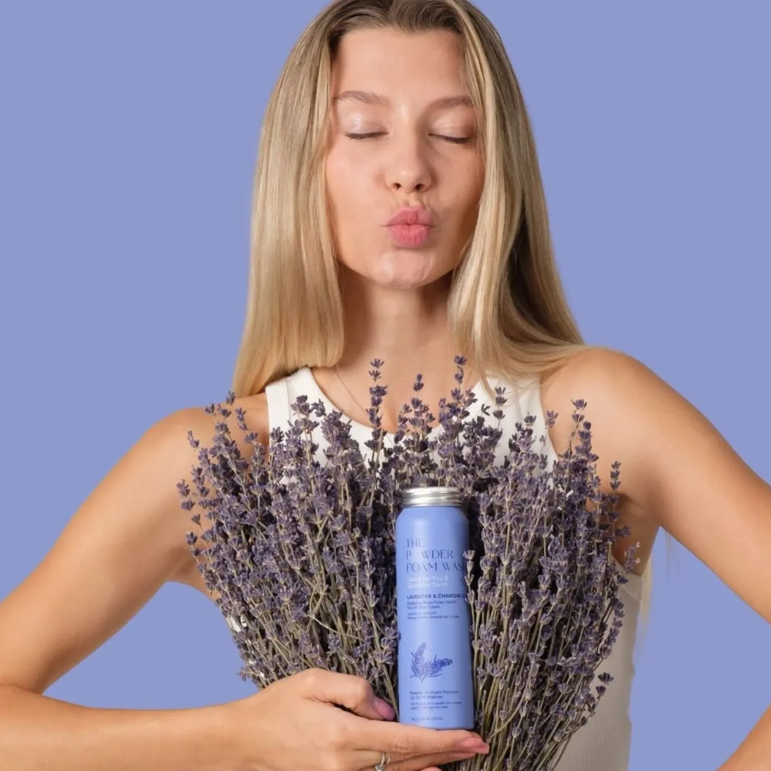 The Powder Shampoo Relaxing Body Foam Wash Lavender & Chamomile 20g (0.70oz)