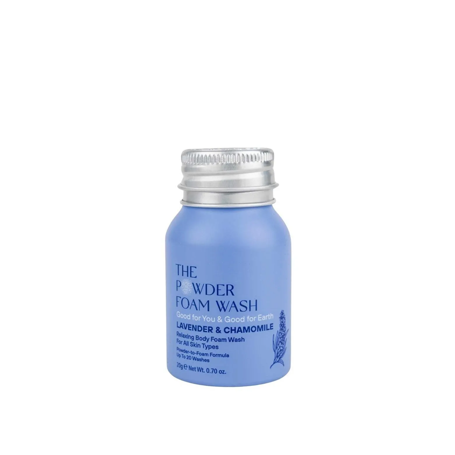 The Powder Shampoo Relaxing Body Foam Wash Lavender & Chamomile 20g (0.70oz)