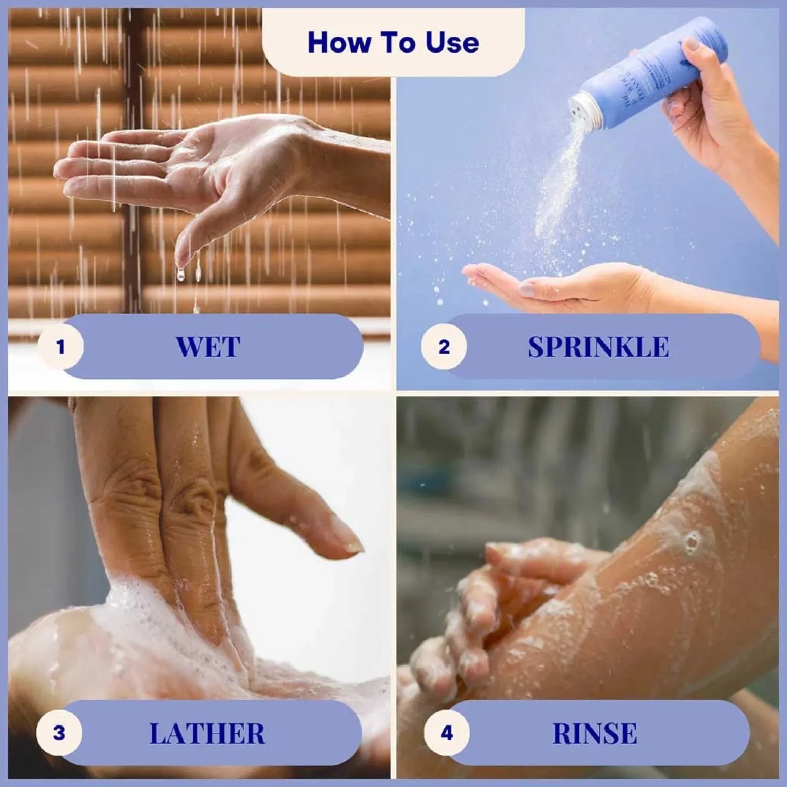 The Powder Shampoo Relaxing Body Foam Wash Lavender & Chamomile 20g (0.70oz)